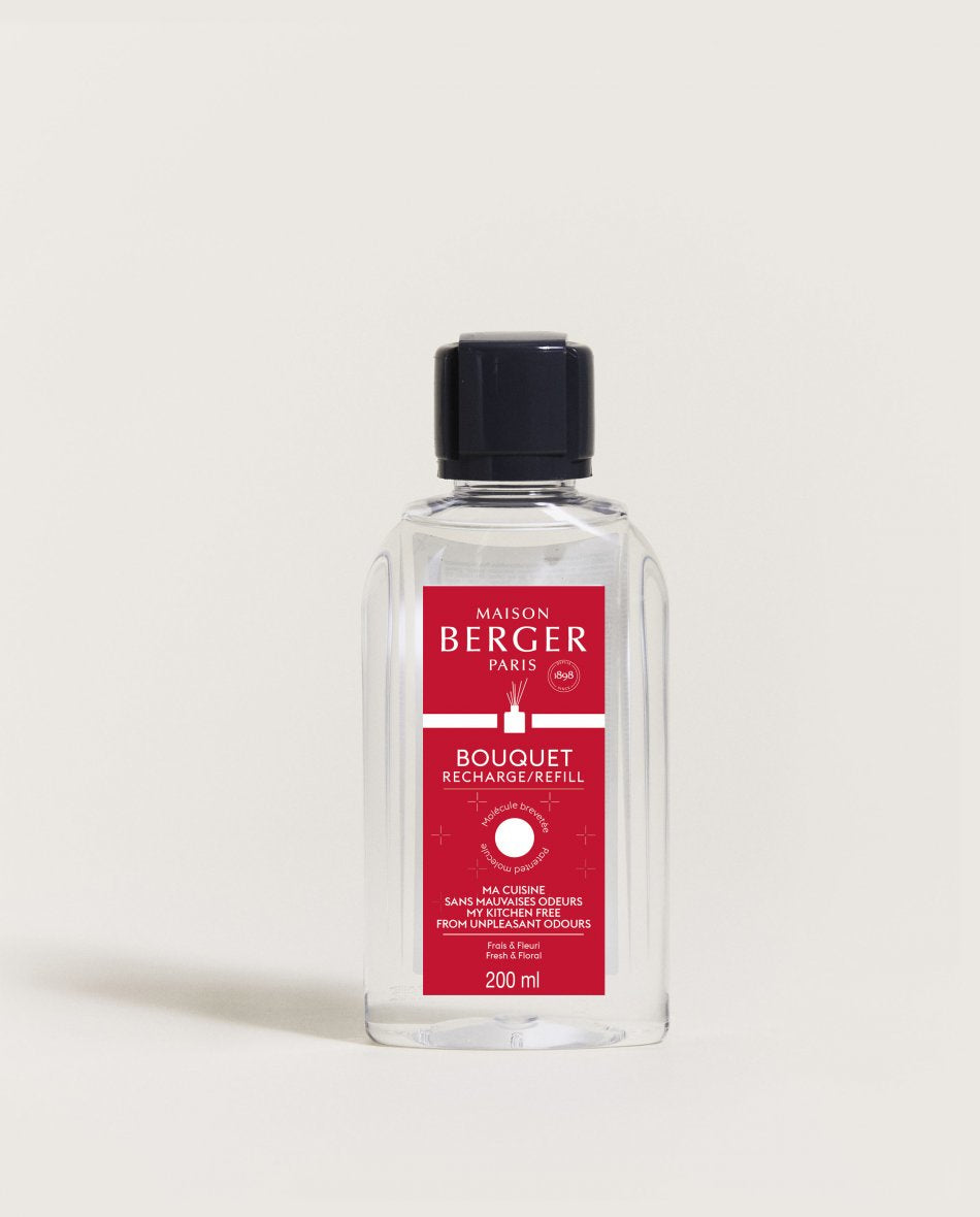 Maison Berger Paris Nachfüllung für Duftstäbchen, Bernstein, Basilikum, Lavendel, 200 ml
