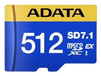ADATA microSDXC-Karte – 512 GB, V60, 800/700 MB/s, mit SD-Adapter