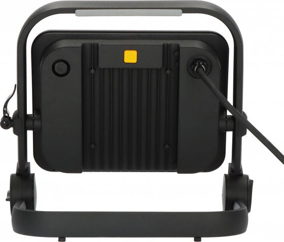 Brennenstuhl Arbeitsstrahler – 100 W, Kaltweiss, 6500 K, IP65, Netzbetrieb, dimmbar, Schwarz, Metall