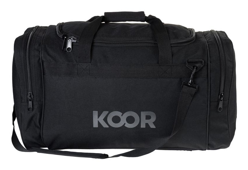 KOOR Sporttasche – 55 l, Polyester, Schwarz, 52 × 36 × 33 cm