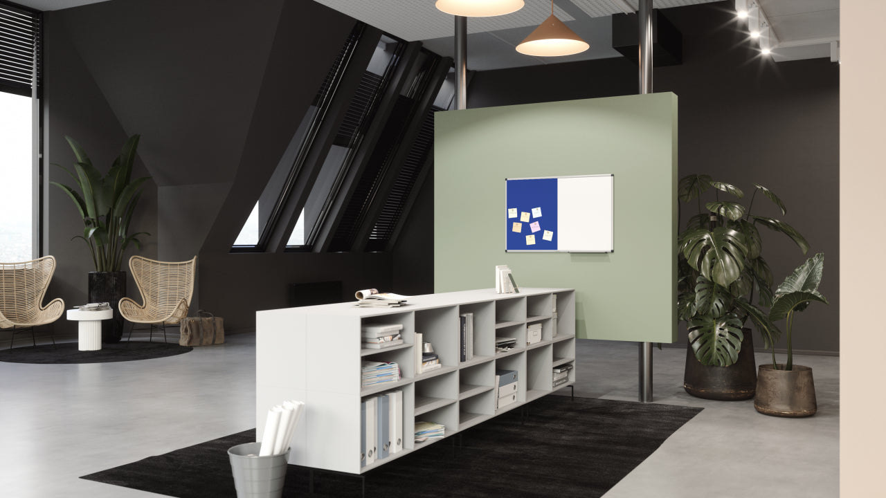 Legamaster UNITE Kombiboard Whiteboard – Filz, lackierter Stahl, magnetisch – 90 × 60 cm