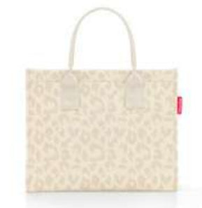 Reisenthel Stofftasche, Polyester, Motiv leo vanilla, 420×350×170 mm