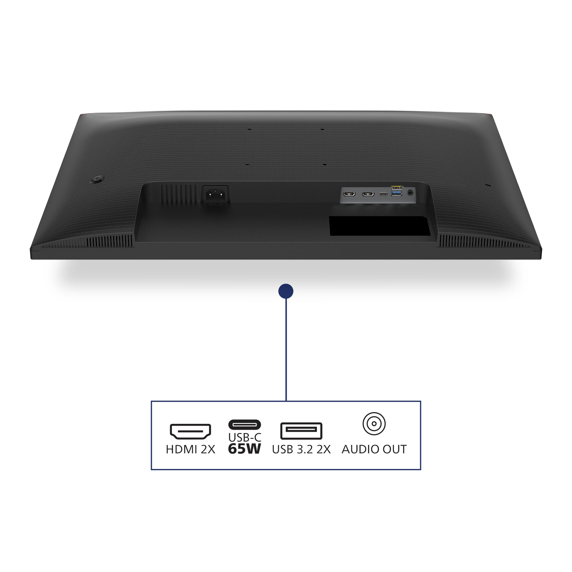 Philips 27E1N1900AE/00 – Monitor, 27", 350 cd/m², USB-C, Integrierte Lautsprecher, VESA 100 × 100, Schwarz