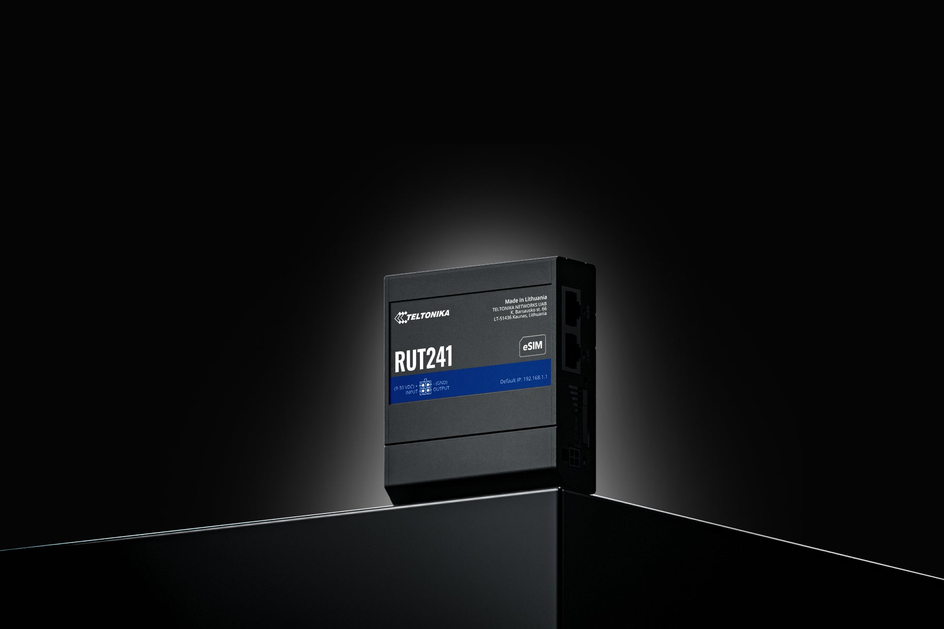 Teltonika RUT241 VPN-Router – LTE (Kat 4), Wi-Fi 4, 1× 10/100 Mbit/s RJ-45