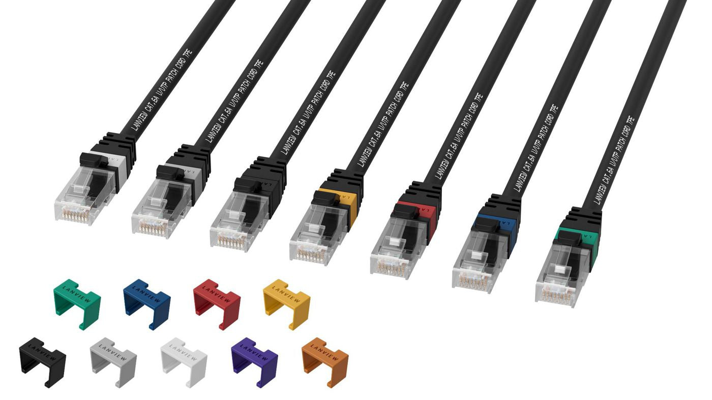 Lanview LV-UTP6A20B Patchkabel – Cat6A S/FTP, 20 m, Schwarz, LSZH, RJ-45