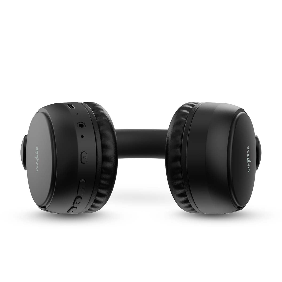 Nedis Over-Ear Kopfhörer – Stereo, Kabel + BT 5.3, Schwarz