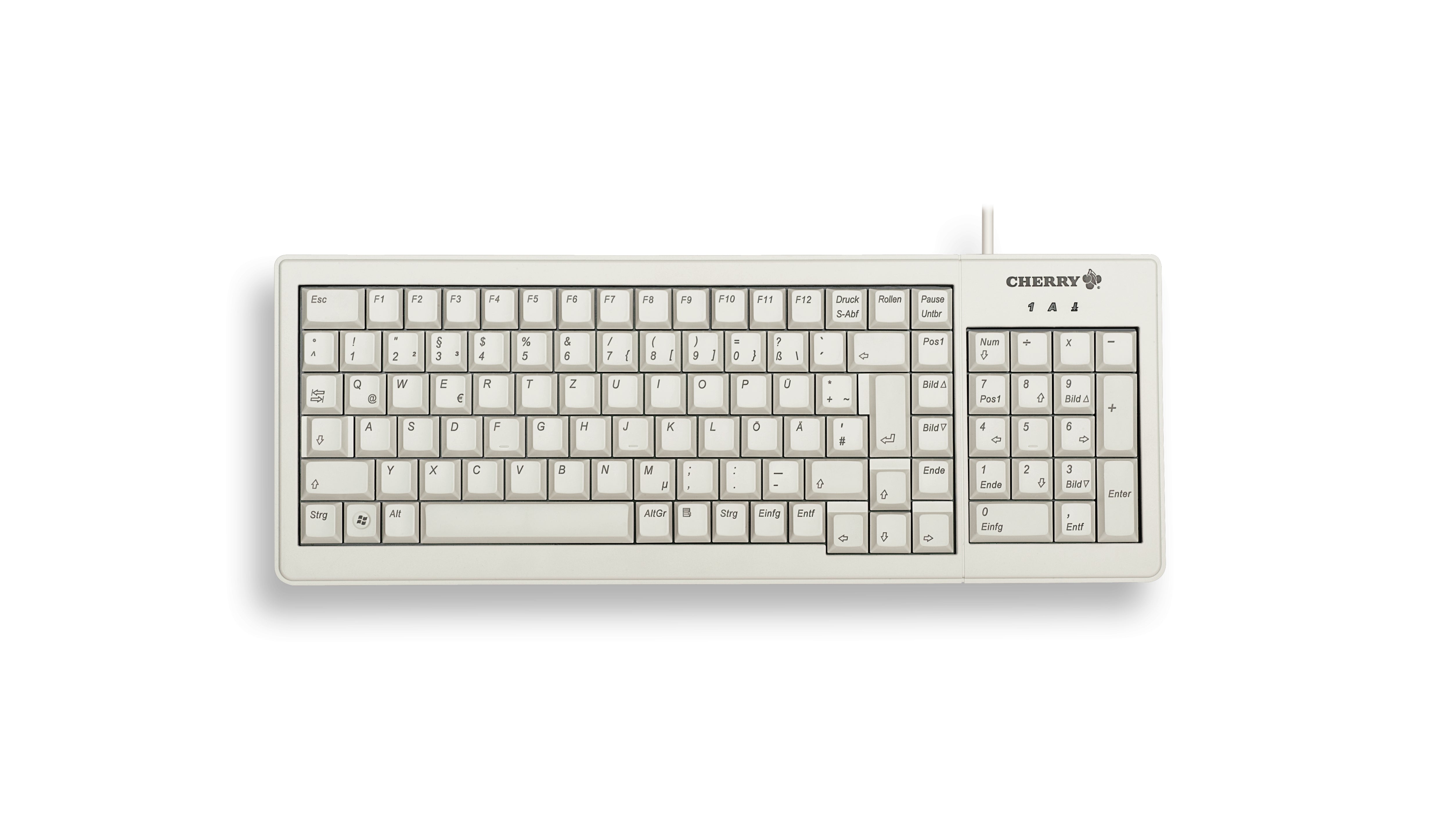 CHERRY XS G84-5200 – Tastatur, kabelgebunden (USB, PS/2), FR-Layout (FR) – für Windows