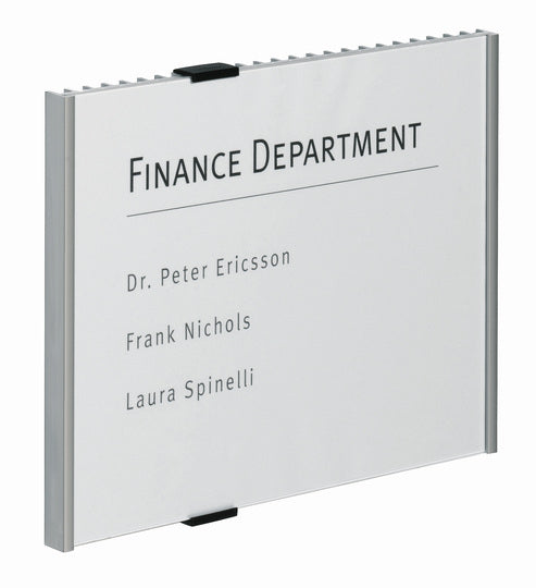 Durable Info Sign Türschild – 297 × 210 mm – Acryl, Aluminium – Silber