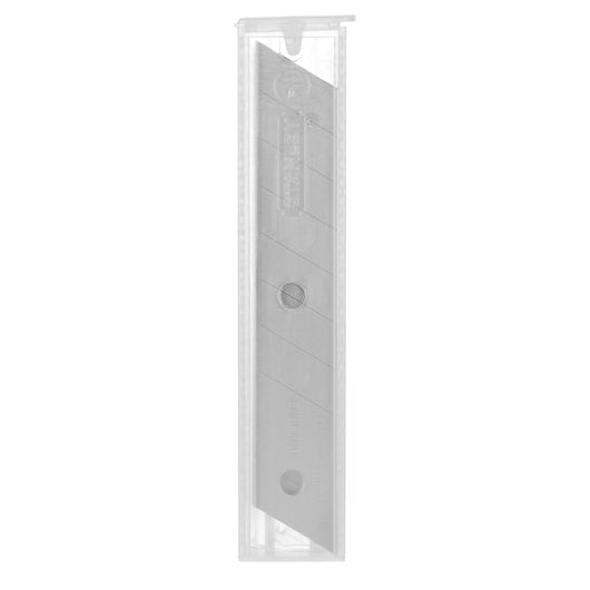 Stanley 18 mm Abbrechklingen – 5 Stk – mit Spender – für Cutter Interlock, Cutter 18 mm Autolock und andere