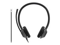 Cisco 322 – Duo Headset, On-Ear – RJ9 – Schwarz