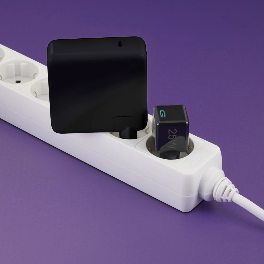 Hama 00201985 USB-Ladegerät 25 W – USB-C×1 – PD 3.0, QC 3.0 – EU-Stecker (Typ C) – Schwarz