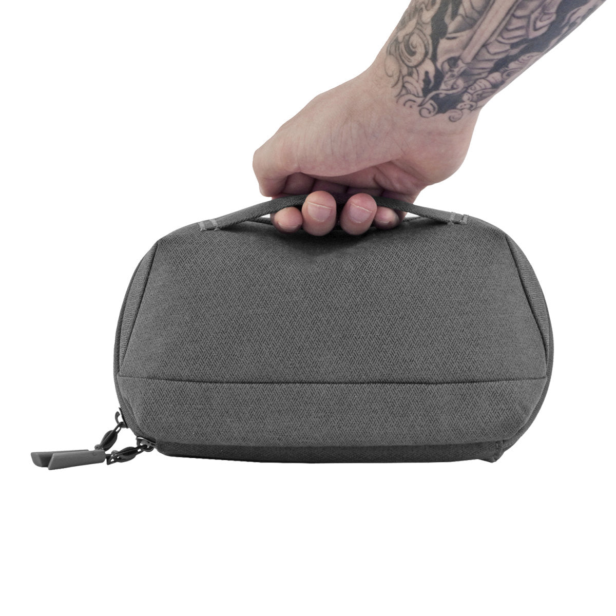 4smarts Reissverschlusstasche Smart Tech-Pouch Multiangle – 230×70×140 mm – Grau