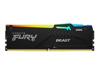 Kingston Technology Kingston FURY Beast RGB – 32 GB (2×16 GB) DDR5 5200 MT/s, CL40, 288-poliger DIMM