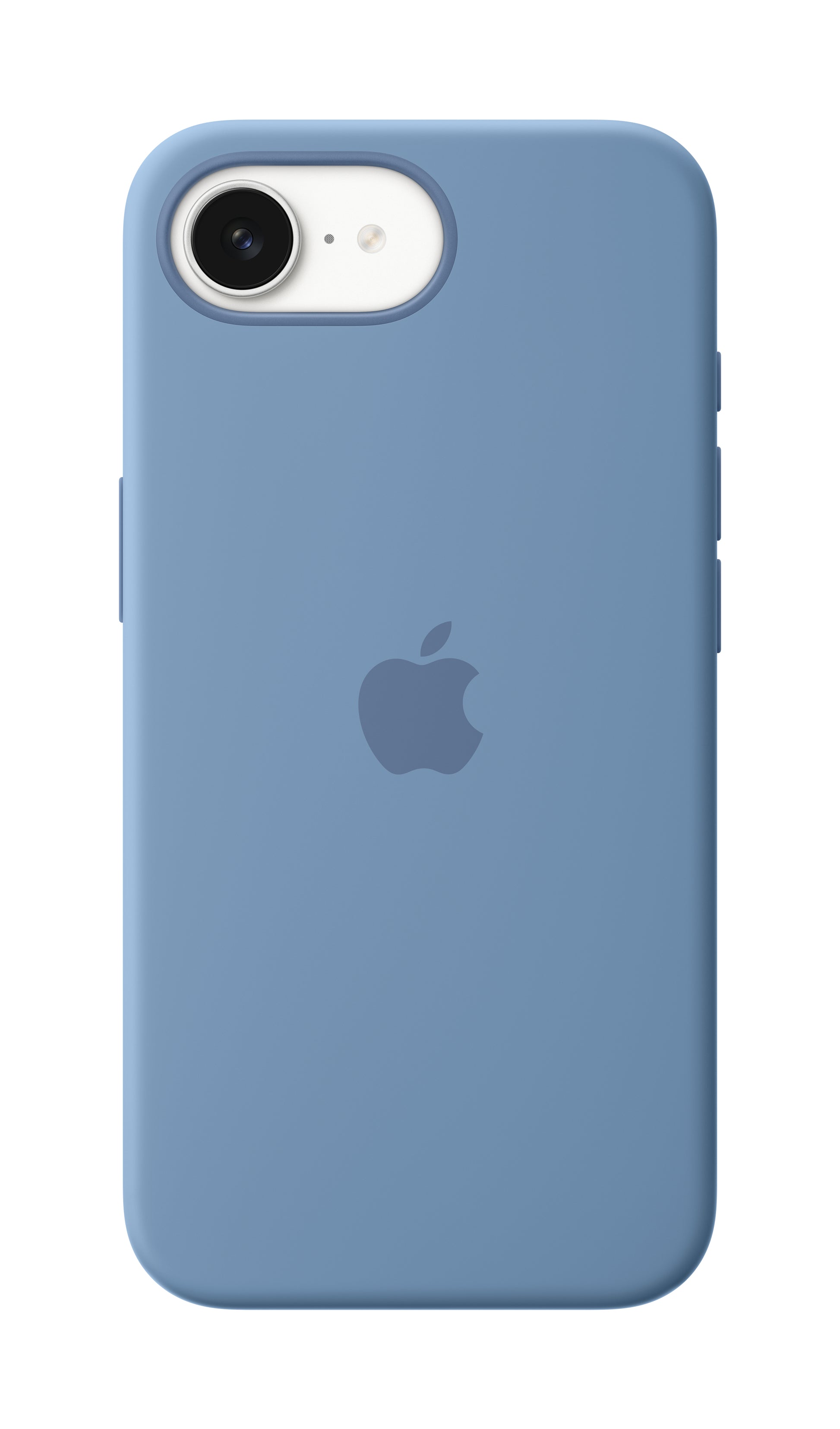 Apple Backcover – für Apple iPhone 16e – Winterblau – Silikon