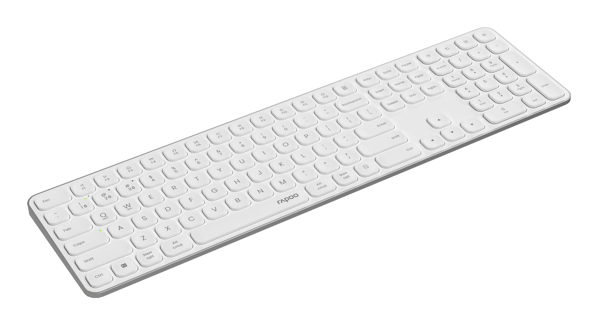 Rapoo E9810 – Kabellose Tastatur (Bluetooth/2,4 GHz), CH-Layout (DE-CH) – für Windows & macOS