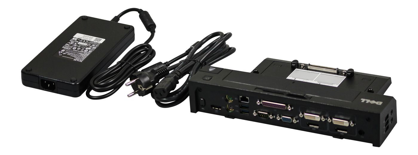 DELL Advanced E Port Dockingstation – 2× DP, 6× USB-A, 240 W PD, für Precision M4600/M4700/M4800