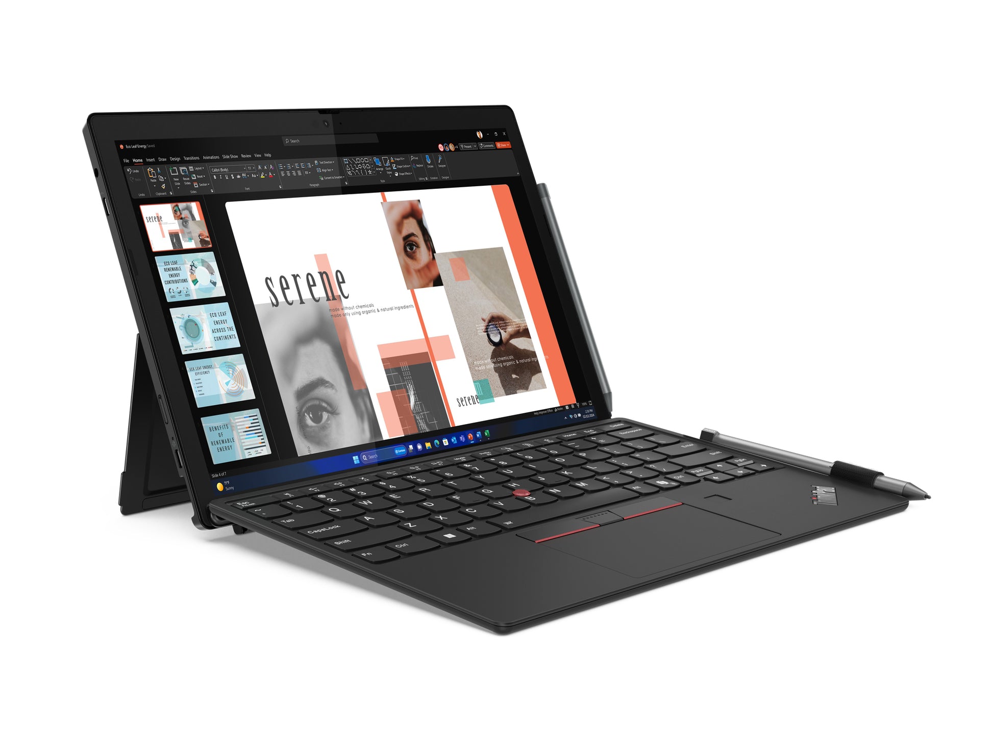 Lenovo ThinkPad X12 Detachable Gen 2 – 12,3", 512 GB, 16 GB, WLAN + 4G, Windows 11 Pro, Schwarz