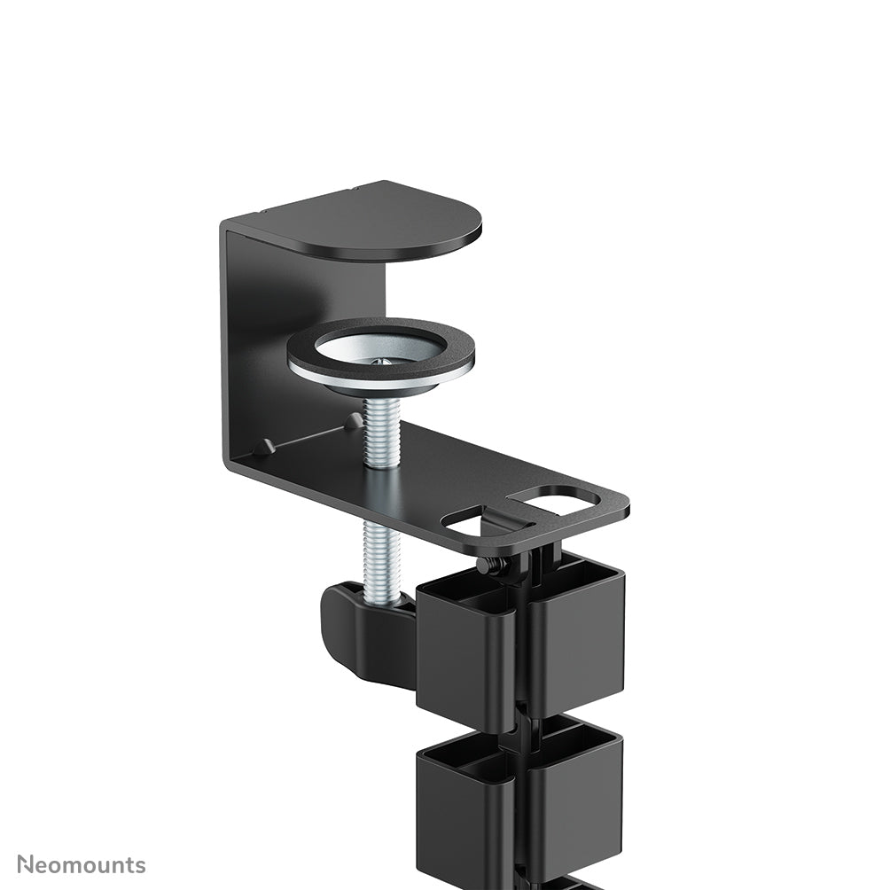Neomounts Kabelführung, Tischmontage, Höhenverstellung, Montageset, 1'357×994×135 mm – Schwarz