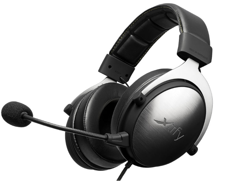 CHERRY XTRFY XG-H1 Gaming-Headset – Over-Ear, Stereo, Kabelgebunden, 3,5 mm Klinke, Schwarz/Silber