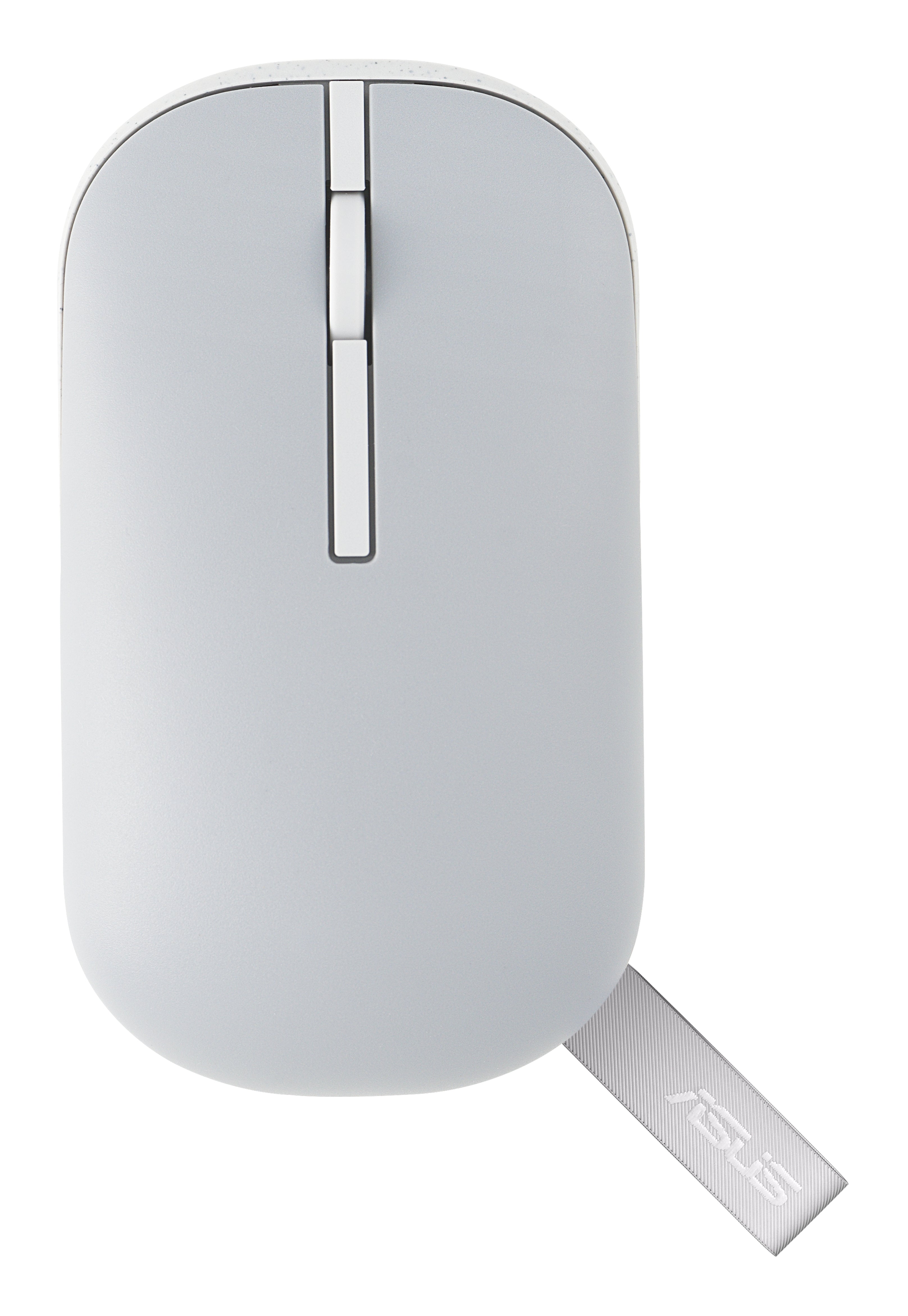 ASUS Marshmallow Md100 – Maus – Kabellos (Bluetooth/2,4 GHz), beidhändig, Grau