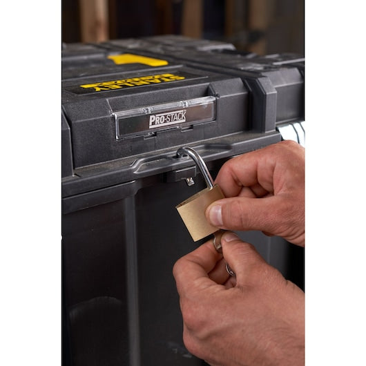 Stanley Werkzeugkasten FatMax TSTAK Mobile, 410 × 440 × 630 mm, schwarz, Teleskopgriff, 2 Rollen