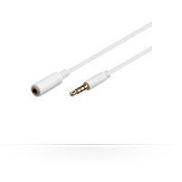 Microconnect 3,5-mm-Klinken-Verlängerung – Stecker zu Buchse – 2 m, Weiss