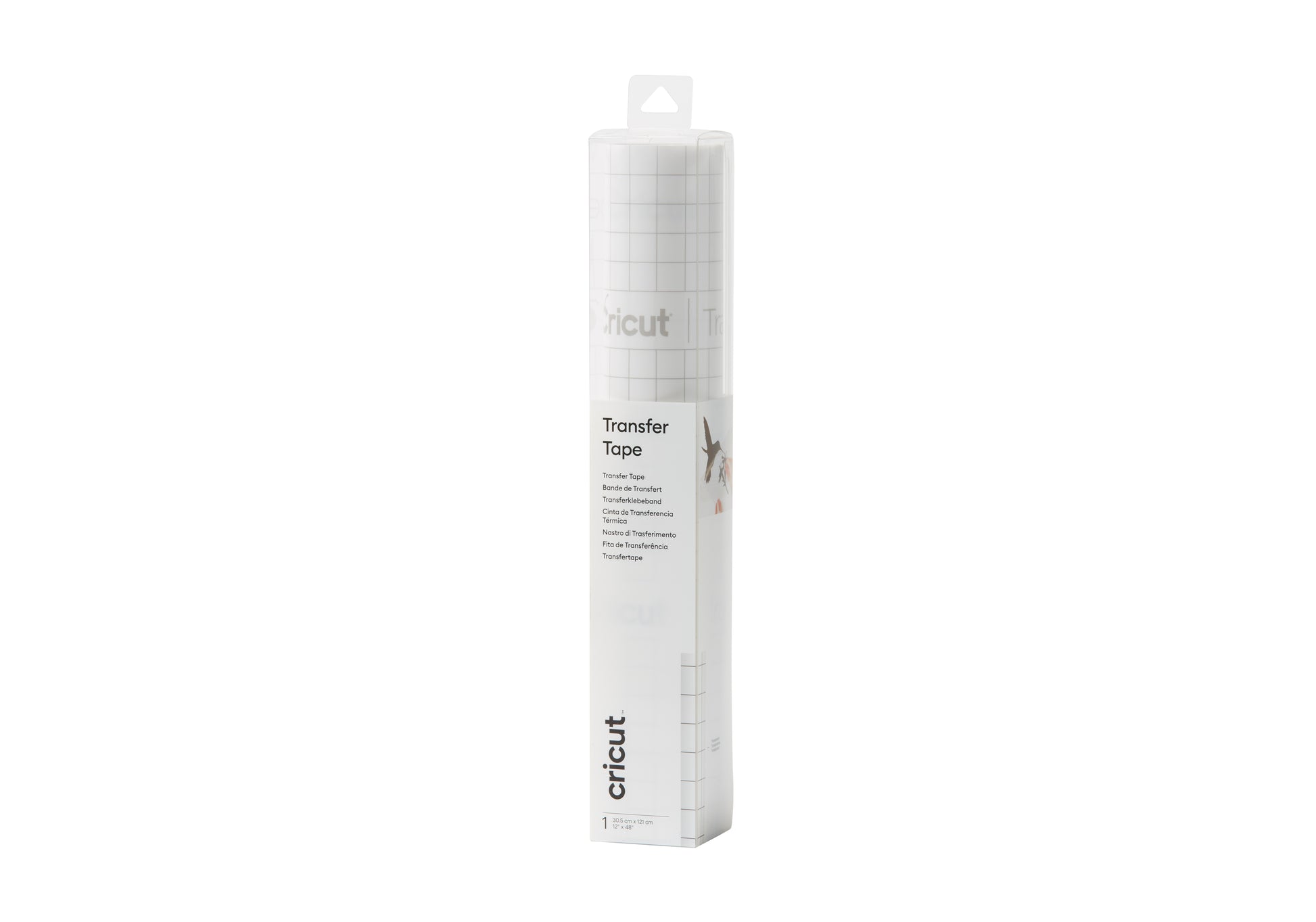 Cricut Selbstklebendes Transferpapier – weiss – 30,5 × 122 cm – für CRICUT Schneideplotter
