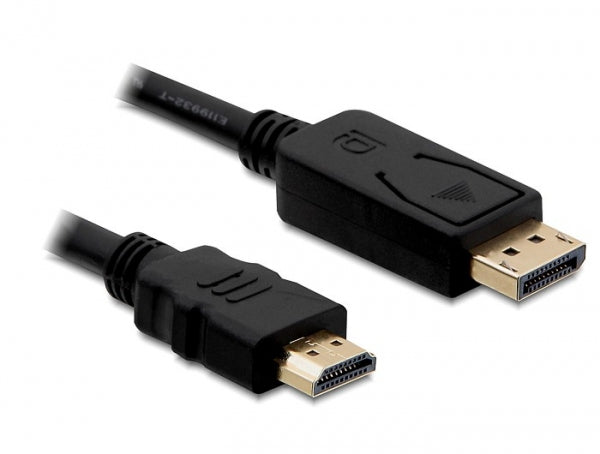 DeLOCK DisplayPort auf HDMI Kabel DP 1.1 1920×1200 60 Hz – 1 m