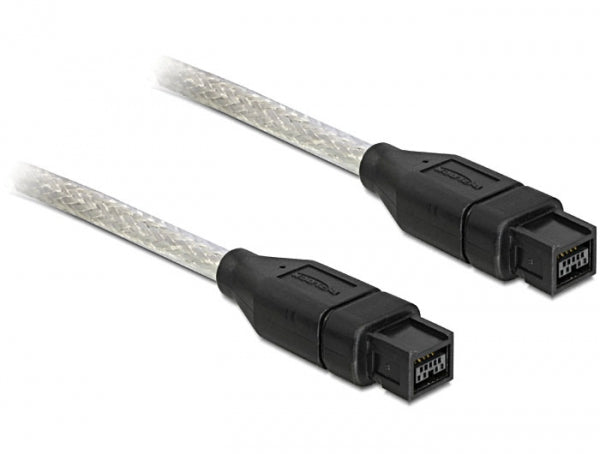 DeLOCK FireWire Kabel IEEE 1394b 0,8 Gbit/s – 1 m – Grau
