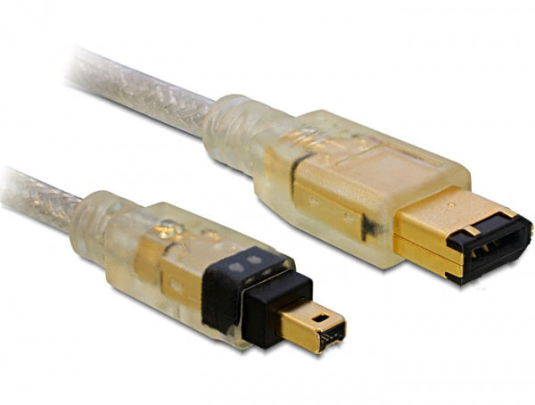 DeLOCK FireWire Kabel IEEE 1394B 400 Mbit/s – 2 m – Grau