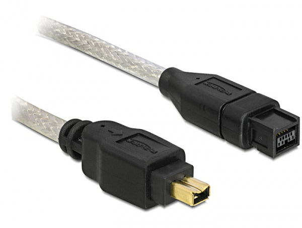 DeLOCK FireWire 800 auf FireWire 400 Kabel IEEE 1394b – 2 m – Grau