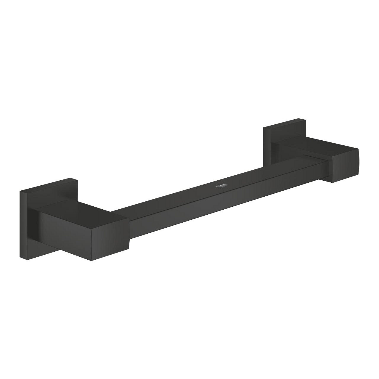 GROHE Wannengriff Start Cube – 35,4×7 cm, Metall, Schwarz matt, zum Schrauben