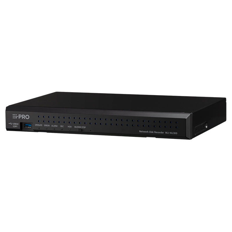 i-PRO WJ-NU300KG NVR – 16 Kanäle, 4K, 8× PoE, HDMI 4K