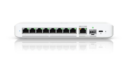 Ubiquiti UniFi Flex 2.5G – Managed L2 Switch – 8× 2,5G, 1× 10G, 1× SFP+, PoE/PoE+, Desktop