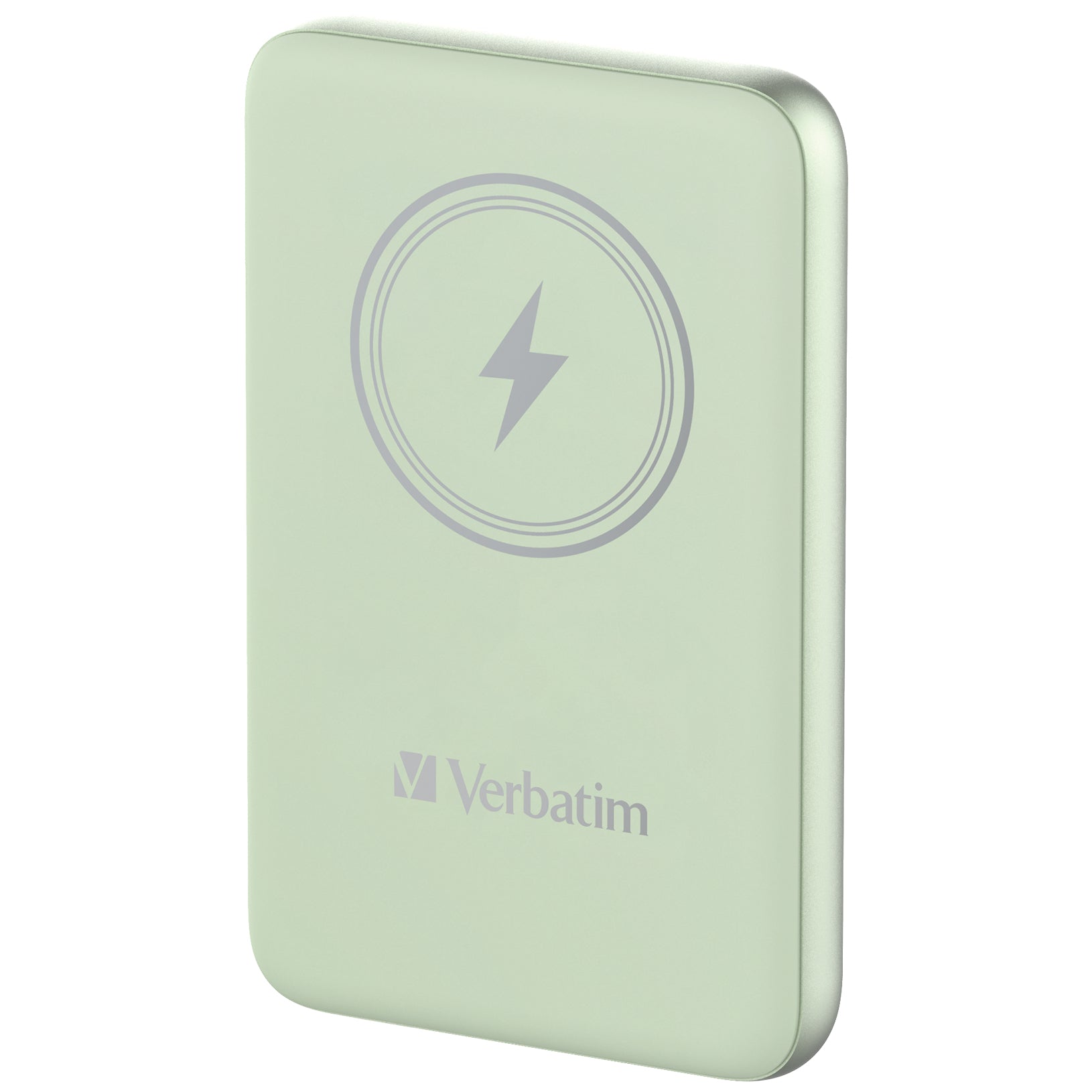 Verbatim Charge N Go Magnetische MagSafe Powerbank 10'000 mAh – 20 W PD, MagSafe 15 W, 1× USB-C, grün