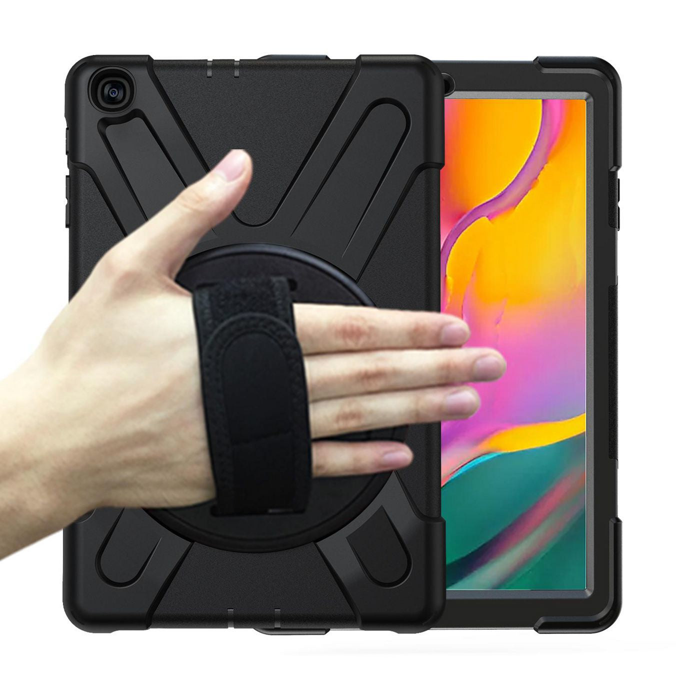 eSTUFF Tablet-Hülle für Galaxy Tab A 10,1" (2019) – Schwarz