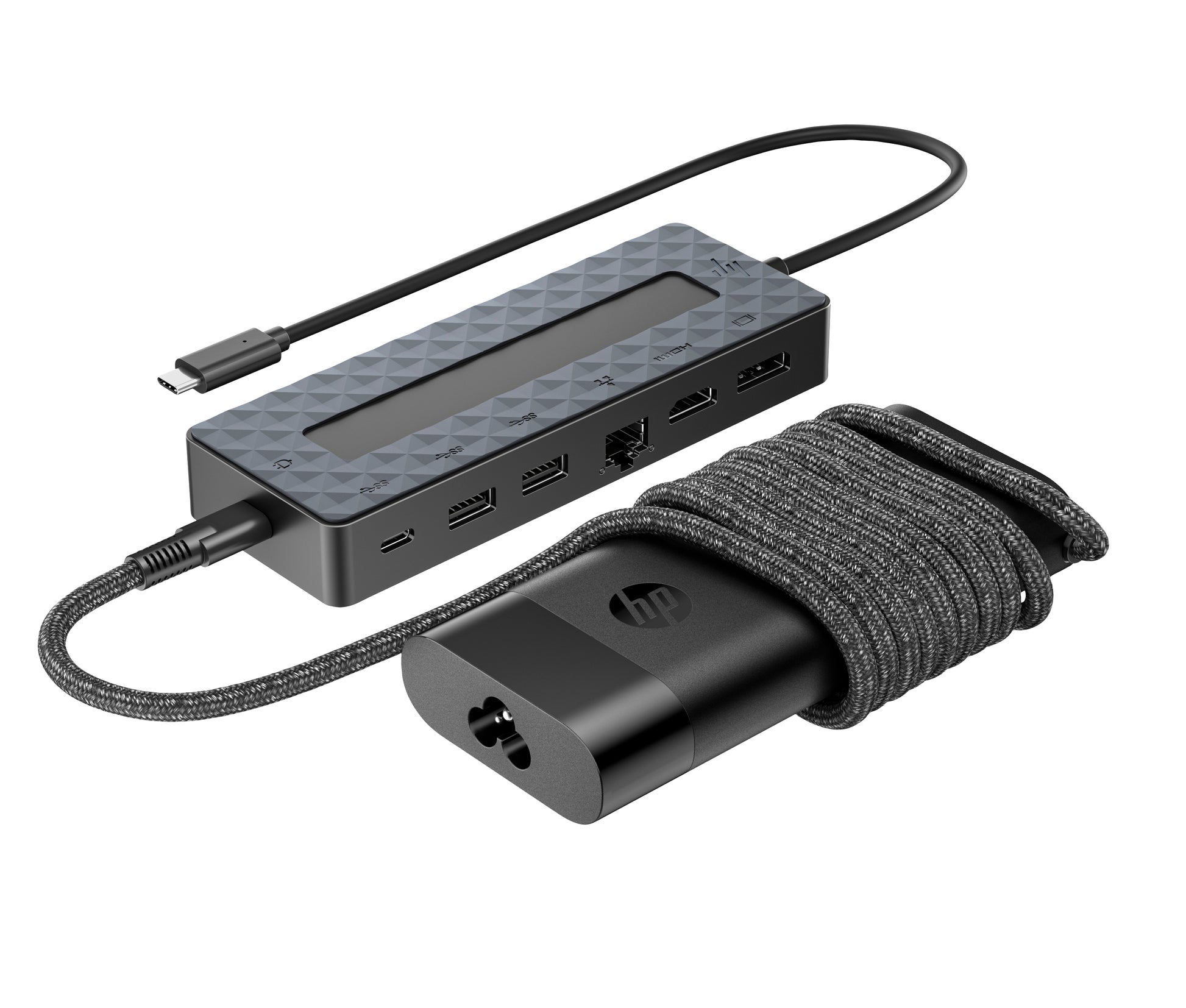 HP Multiport-Adapter – USB-C, 1× DP, 1× HDMI, 2× USB-A, 65 W PD