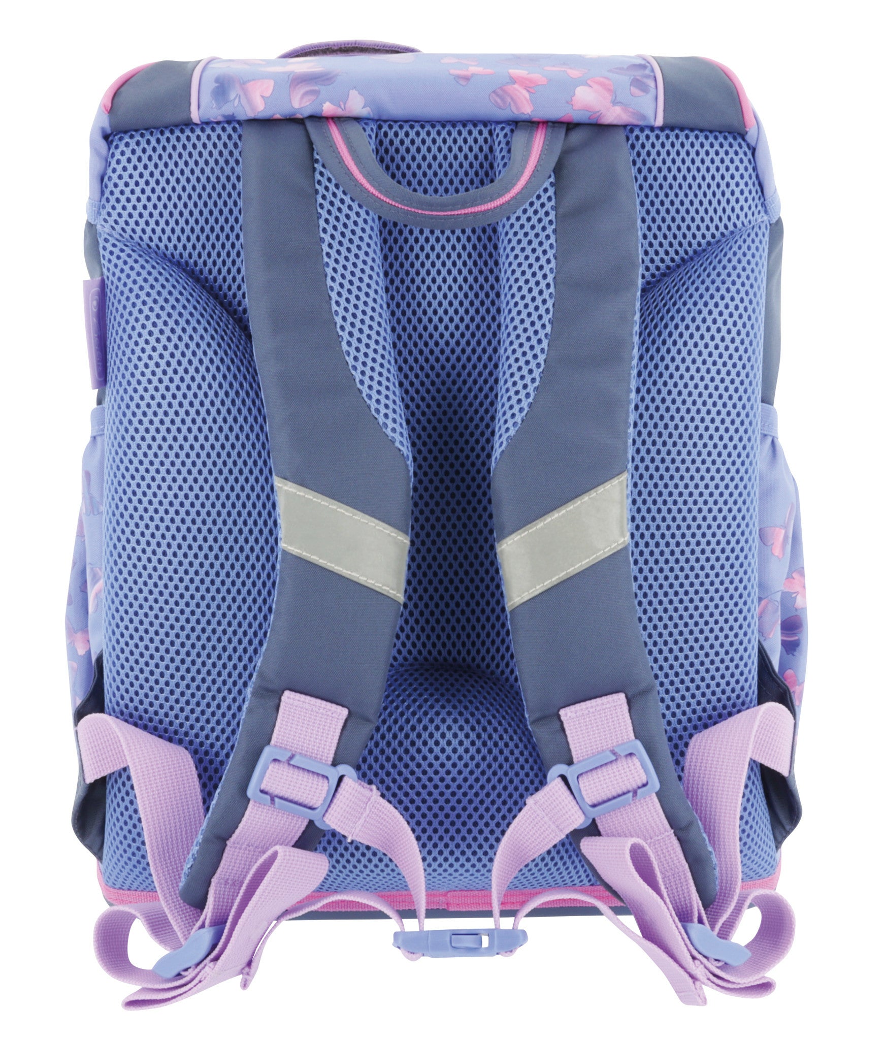 Herlitz UltraLight Plus – Schulrucksack-Set 4-teilig, Schmetterling, 15 l, 28×36×21 cm
