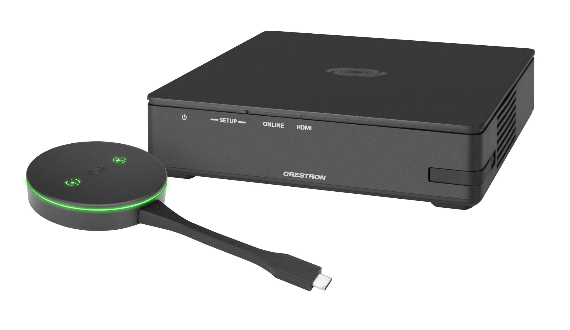 Crestron AirMedia Serie 3 Kit AM-3100-WF R – Drahtloses Präsentationssystem – 4K, PoE, HDMI, Schwarz