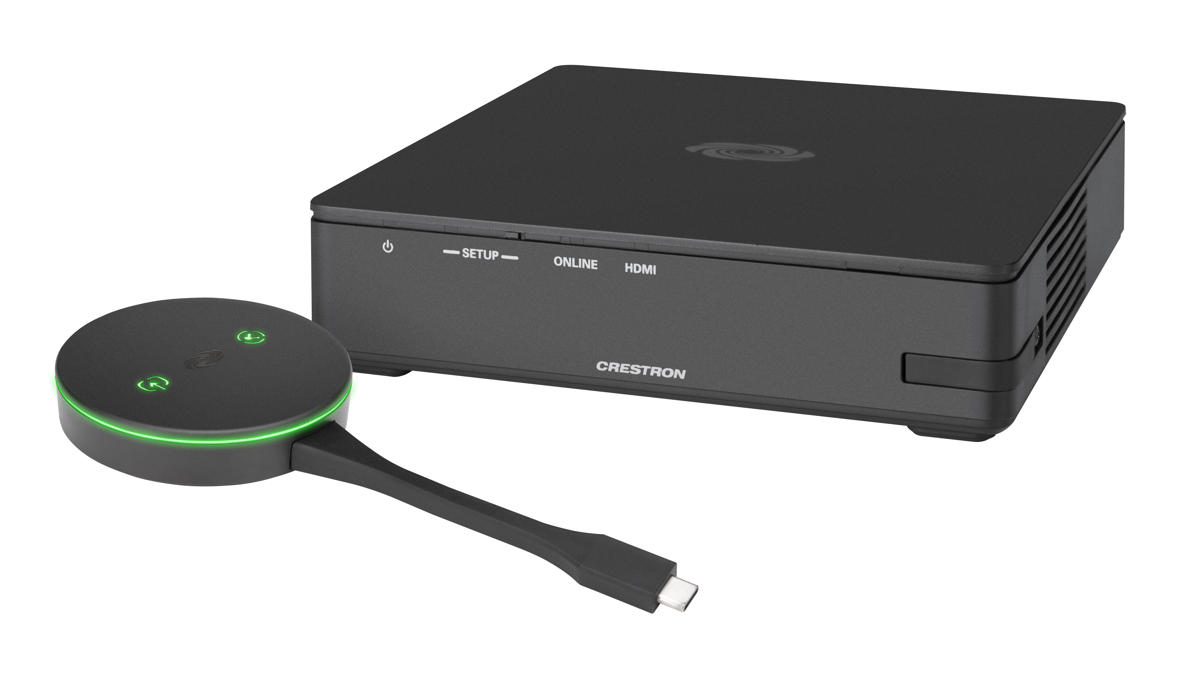 Crestron AirMedia Serie 3 Kit AM-3100-WF R – Drahtloses Präsentationssystem – 4K, PoE, HDMI, Schwarz