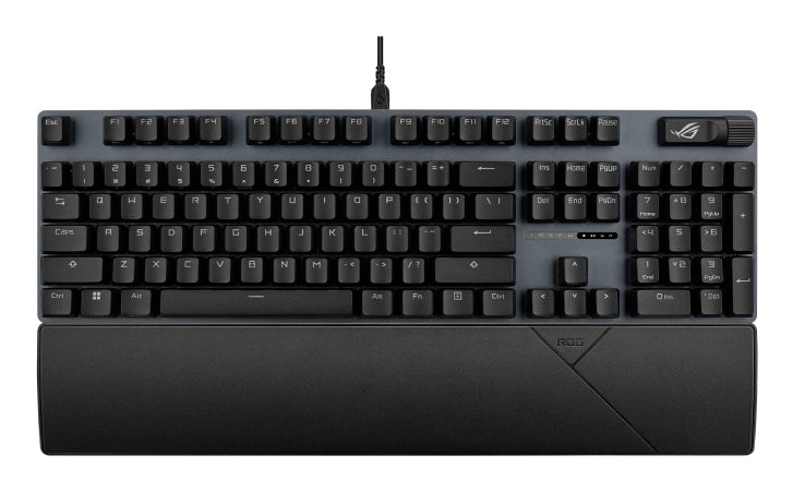 ASUS ROG Strix Scope II X – Gaming-Tastatur, mechanisch, USB, RGB, mit Handgelenkauflage, Schwarz
