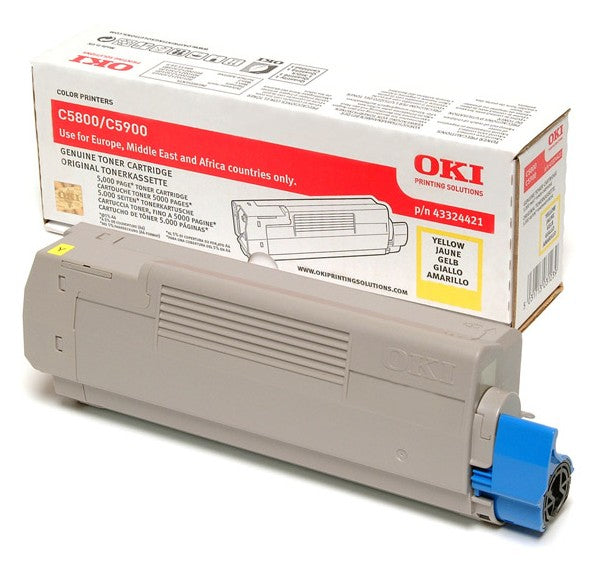 OKI Toner – Gelb, 5000 Seiten