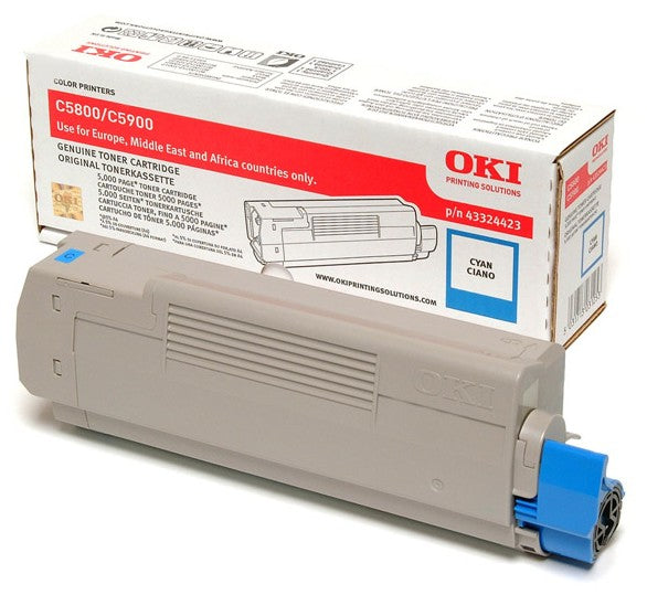 OKI Toner – cyan, 5000 Seiten