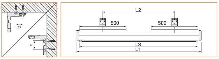 Da-Lite Cinema RF Electrol – Elektrische Leinwand, 16:9, 190 × 107 cm (92,1")