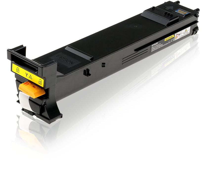 Epson Toner 490 – Gelb, 8000 Seiten – für Farb-Laserdrucker/Multifunktionsgeräte