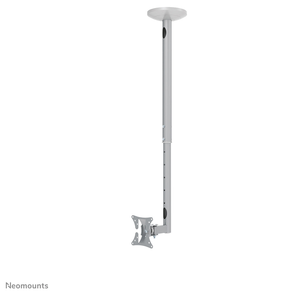Neomounts Deckenhalterung – 10–30" – VESA 50×50–100×100 – bis 20 kg, höhenverstellbar, neigbar – Silber