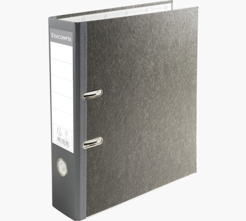 Exacompta Wolkenmarmor Ordner – für A4 – Rückenbreite 7 cm – Grau