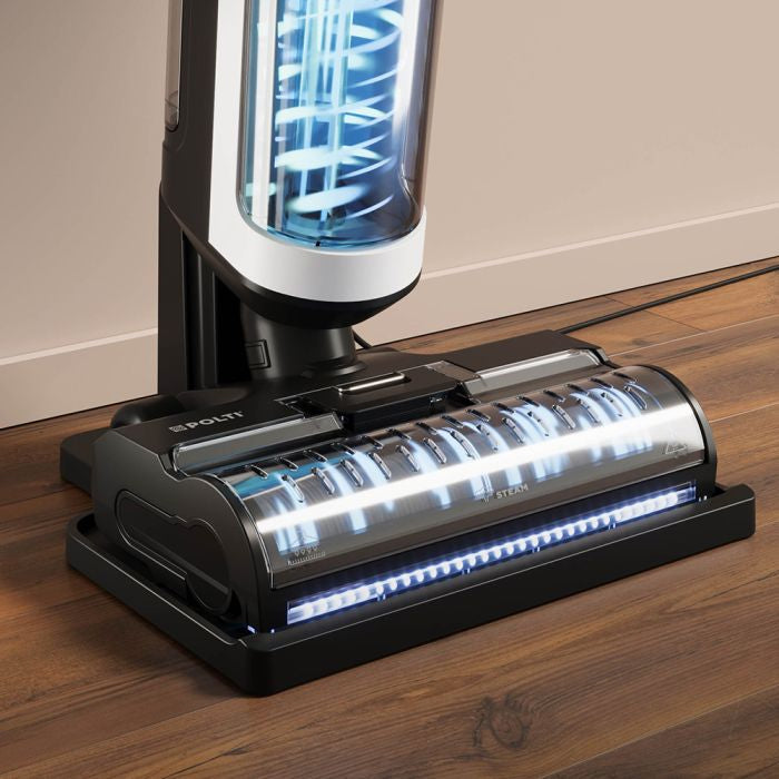 Polti Multiflächenreiniger ROLLYSTEAM WD30C – 450 W, Schmutzwassertank 0,8 l, Akkubetrieb, 21,6 V