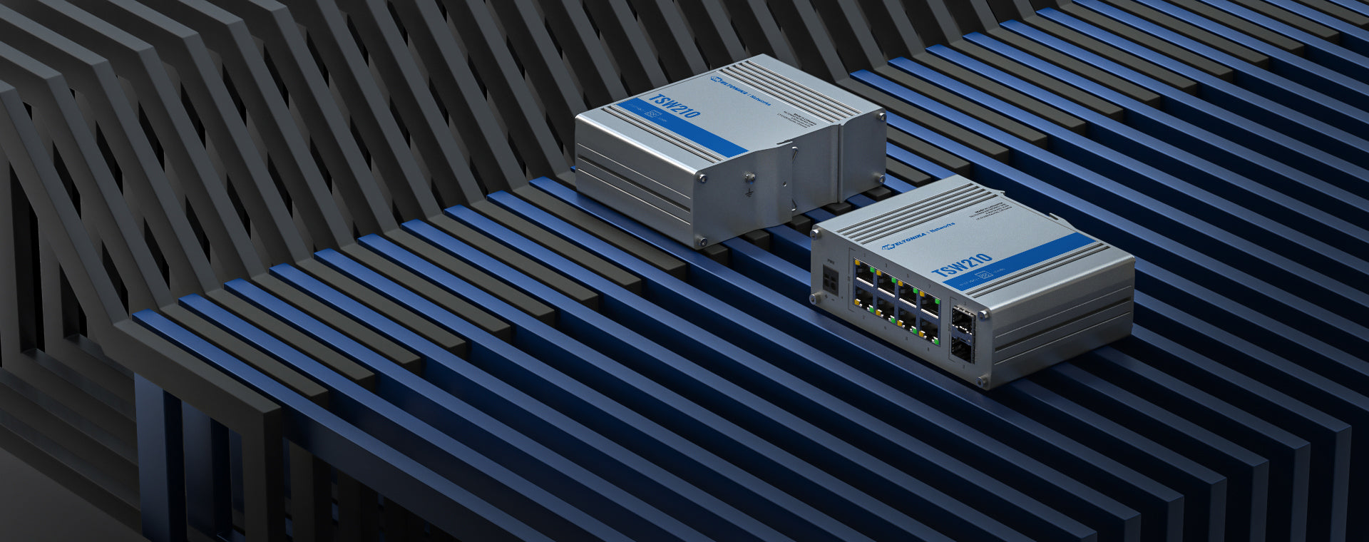 Teltonika TSW210 – Unmanaged Switch – 8× 1G, 2× SFP, Desktop