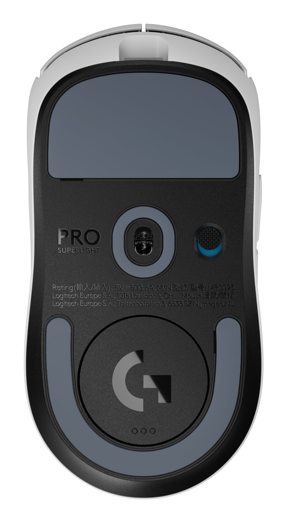 Logitech G PRO X SUPERLIGHT 2 – Gaming-Maus – Kabellos (2,4 GHz), 32000 DPI, Rechts, Weiss